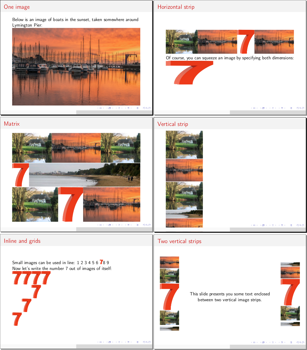 Image frame example