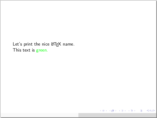 Inline LaTeX example