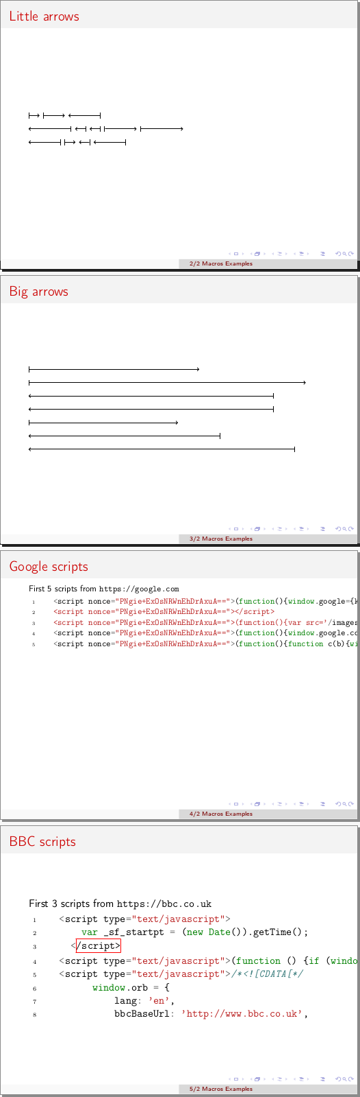 Macro example
